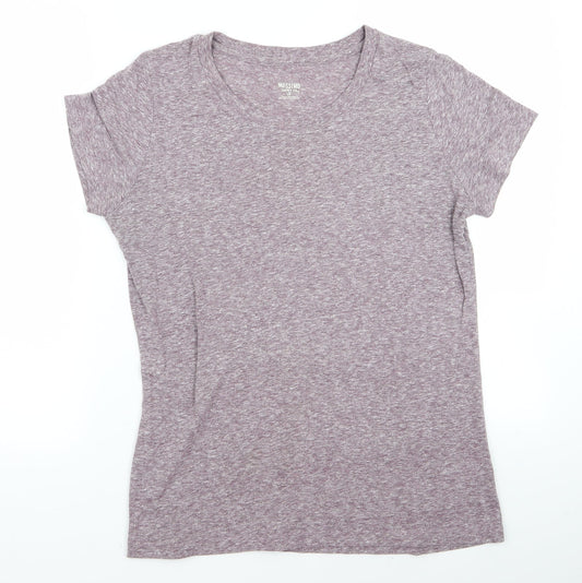 Womens UK Size L Mossimo Purple Basic T-Shirt