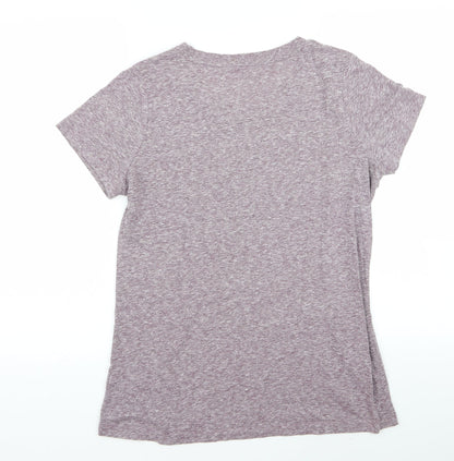 Womens UK Size L Mossimo Purple Basic T-Shirt