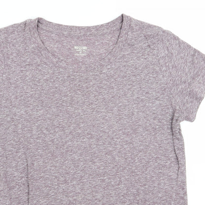 Womens UK Size L Mossimo Purple Basic T-Shirt