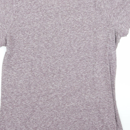 Womens UK Size L Mossimo Purple Basic T-Shirt
