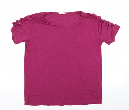 Next Womens Purple   Basic T-Shirt Size 12