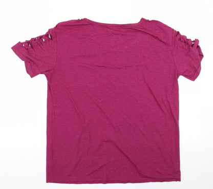 Next Womens Purple   Basic T-Shirt Size 12