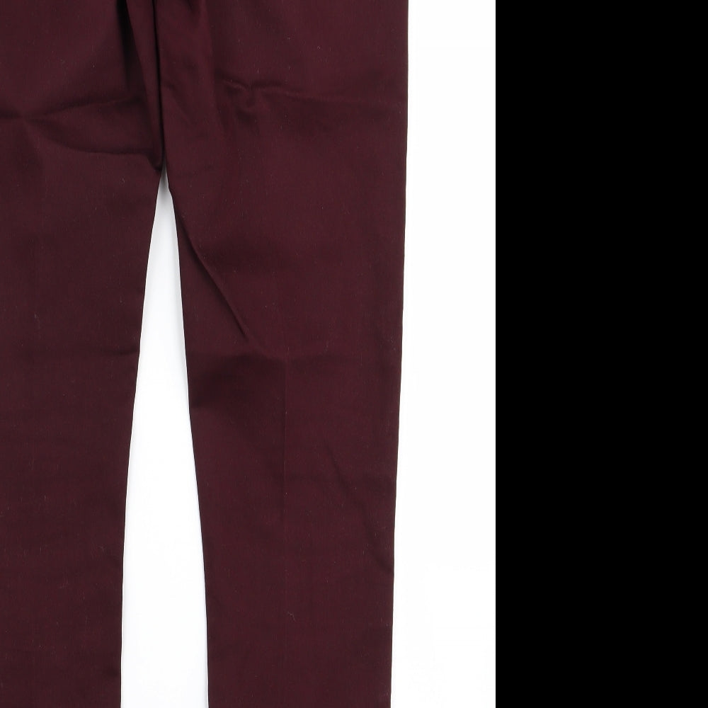 Womens UK Size 14 yesyes Regular Fit Skinny Red Jeans