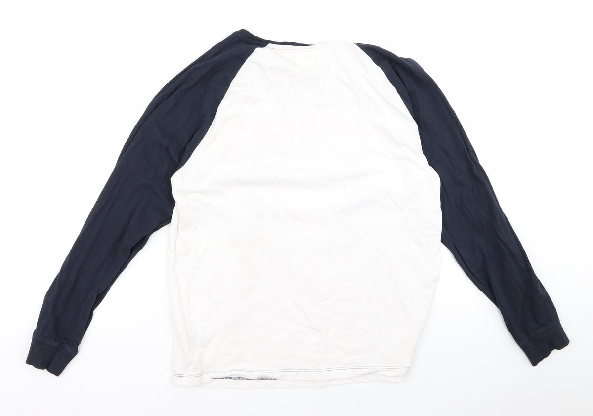 Next Boys White   Basic T-Shirt Size 12 Years  - CHRISMTAS