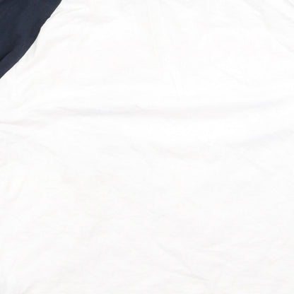 Next Boys White   Basic T-Shirt Size 12 Years  - CHRISMTAS