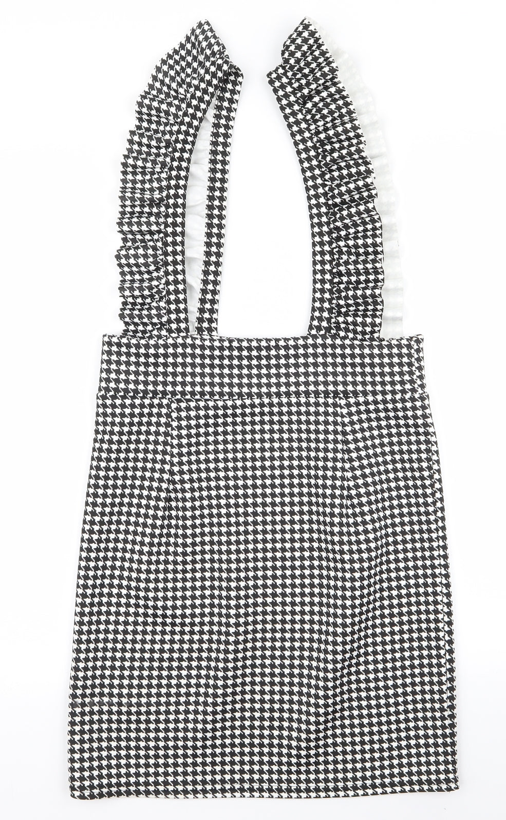 Cameo Womens White Check Rayon Slip Dress  Size 10