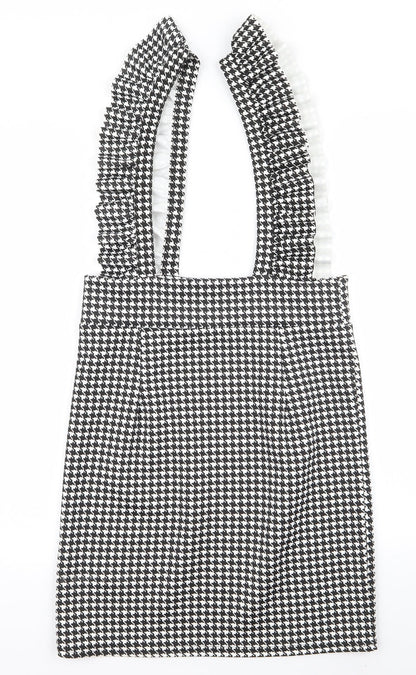 Cameo Womens White Check Rayon Slip Dress  Size 10