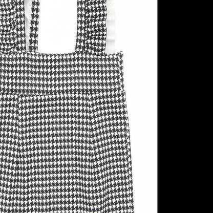 Cameo Womens White Check Rayon Slip Dress  Size 10