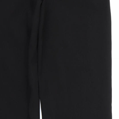 Womens UK Size 10 Peacocks Regular Fit  Black Trousers