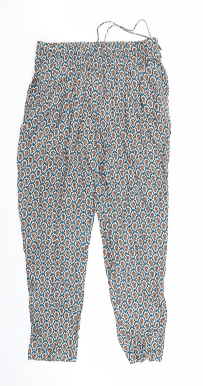 missimo Womens Blue Paisley  Trousers  Size 40 L27 in