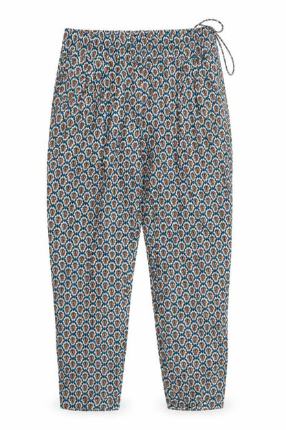 missimo Womens Blue Paisley  Trousers  Size 40 L27 in