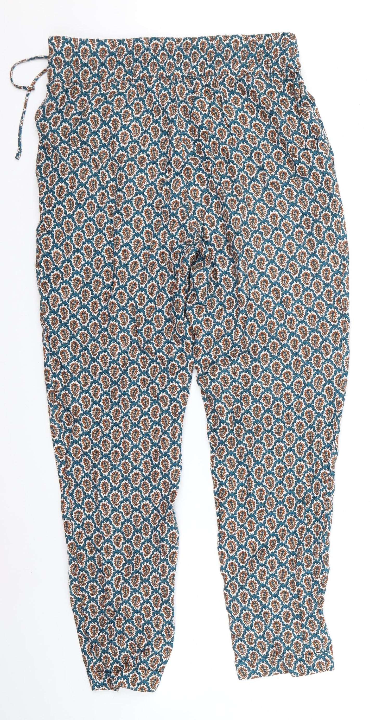 missimo Womens Blue Paisley  Trousers  Size 40 L27 in