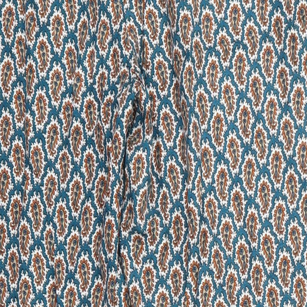 missimo Womens Blue Paisley  Trousers  Size 40 L27 in
