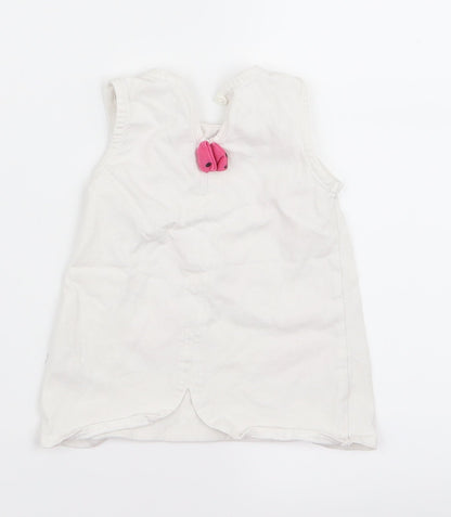 TU Baby White   Basic Blouse Size 6-9 Months