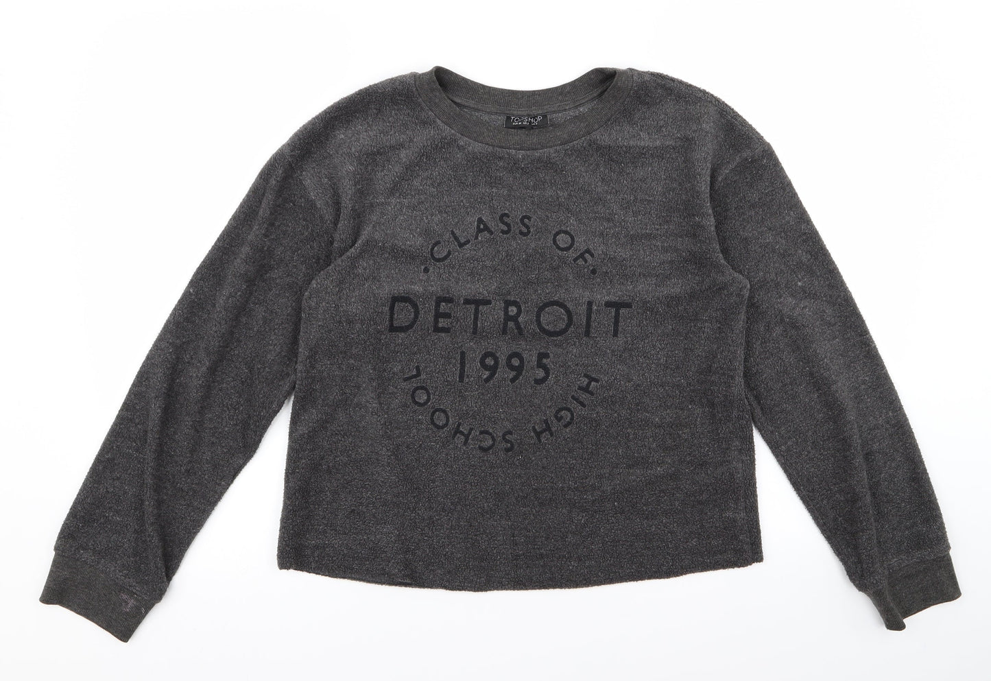Topshop Womens Grey   Pullover Jumper Size 8