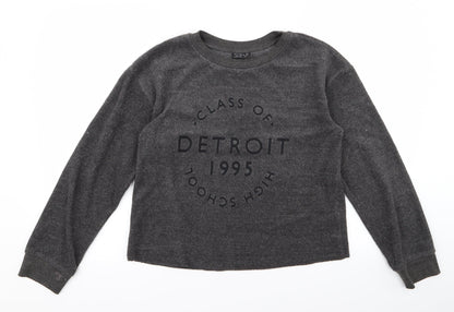 Topshop Womens Grey   Pullover Jumper Size 8