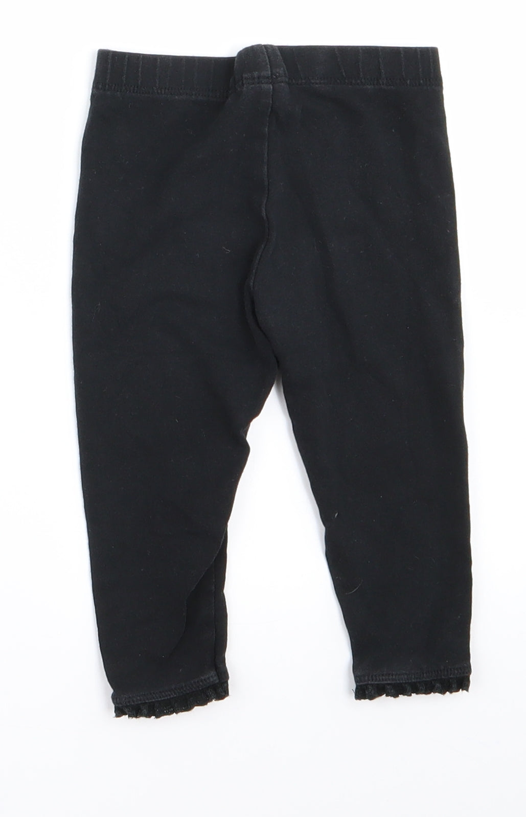 NEXT Girls Black   Track Pants Trousers Size 9 Months