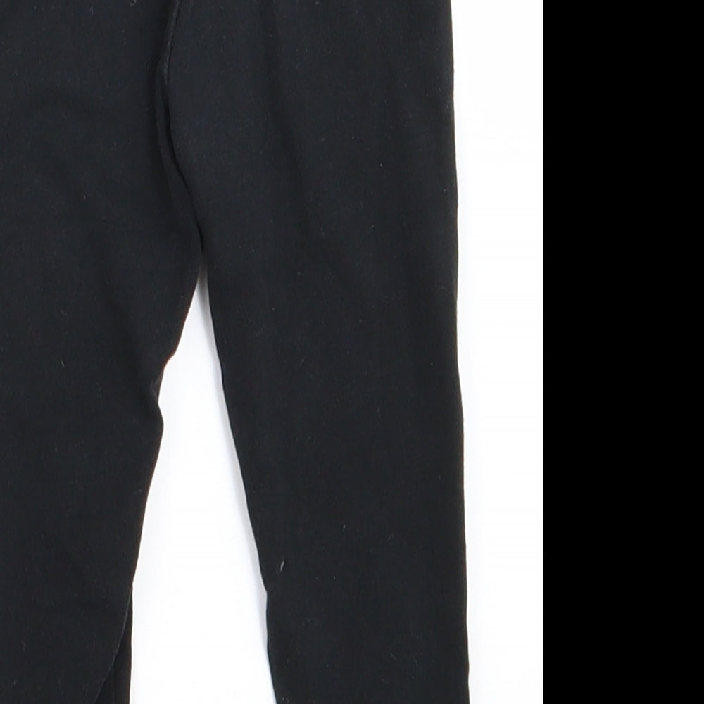 NEXT Girls Black   Track Pants Trousers Size 9 Months