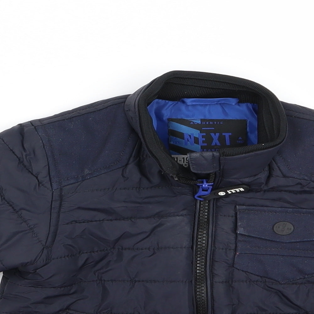 Next Baby Black   Jacket  Size 12 Months