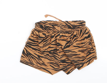 TU Baby Orange Animal Print  Cargo Trousers Size 3-6 Months