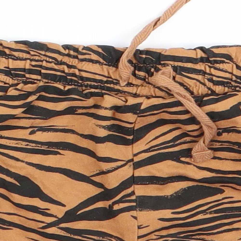 TU Baby Orange Animal Print  Cargo Trousers Size 3-6 Months
