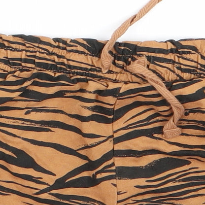 TU Baby Orange Animal Print  Cargo Trousers Size 3-6 Months