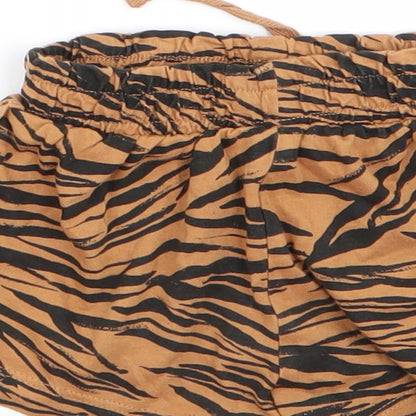 TU Baby Orange Animal Print  Cargo Trousers Size 3-6 Months