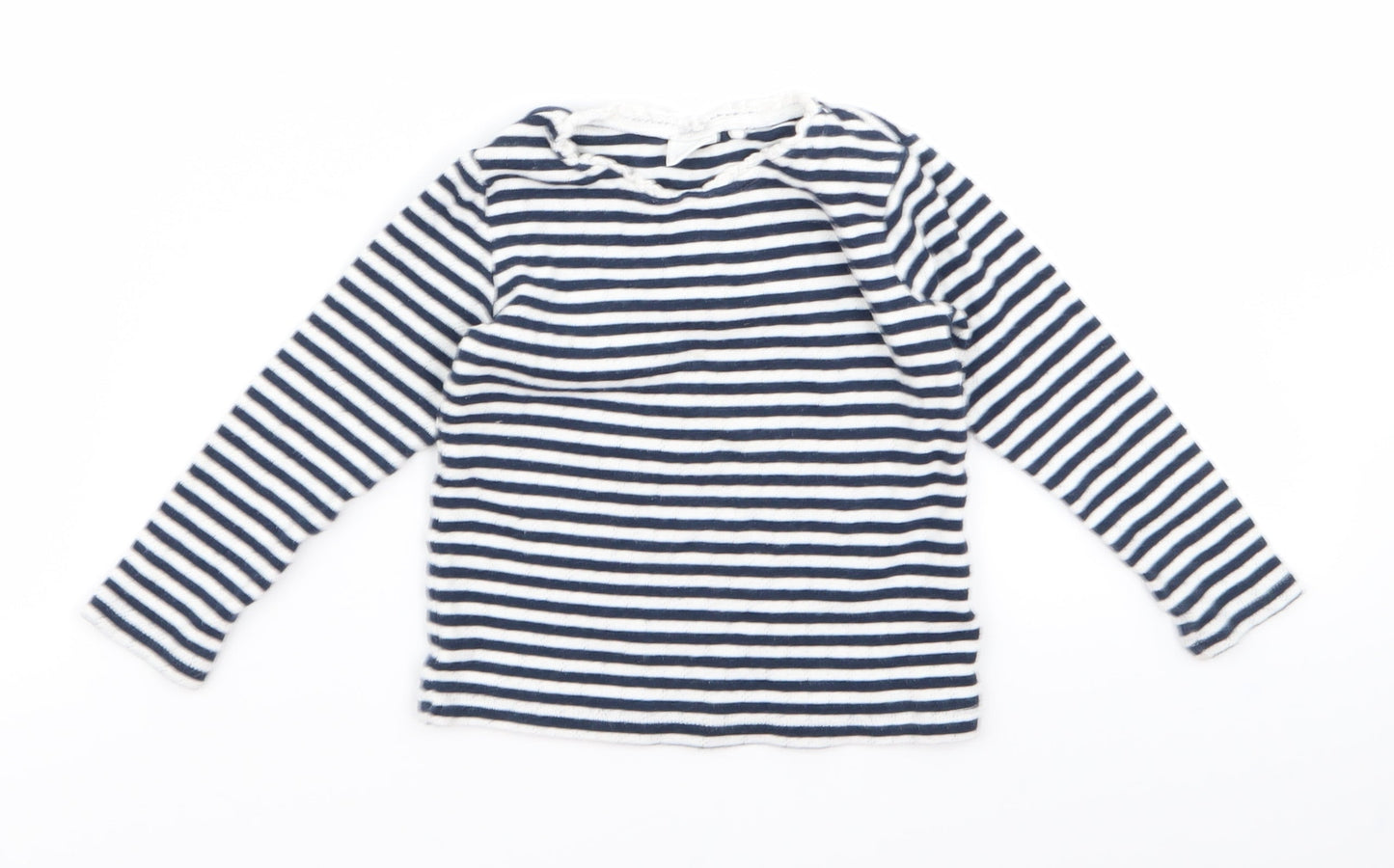 NEXT Baby Black Striped  Tunic T-Shirt Size 12 Months