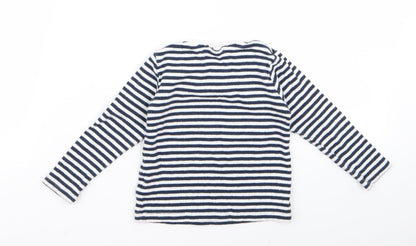 NEXT Baby Black Striped  Tunic T-Shirt Size 12 Months