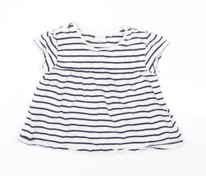 nxr Baby White Striped  A-Line  Size 24 Months