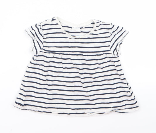 nxr Baby White Striped  A-Line  Size 24 Months