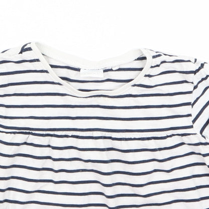 nxr Baby White Striped  A-Line  Size 24 Months