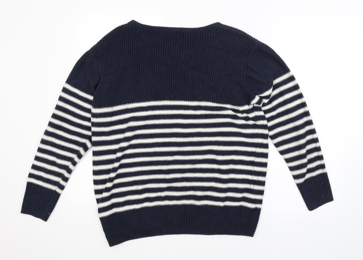 Z by Z Mens Blue Striped  Pullover Jumper Size S