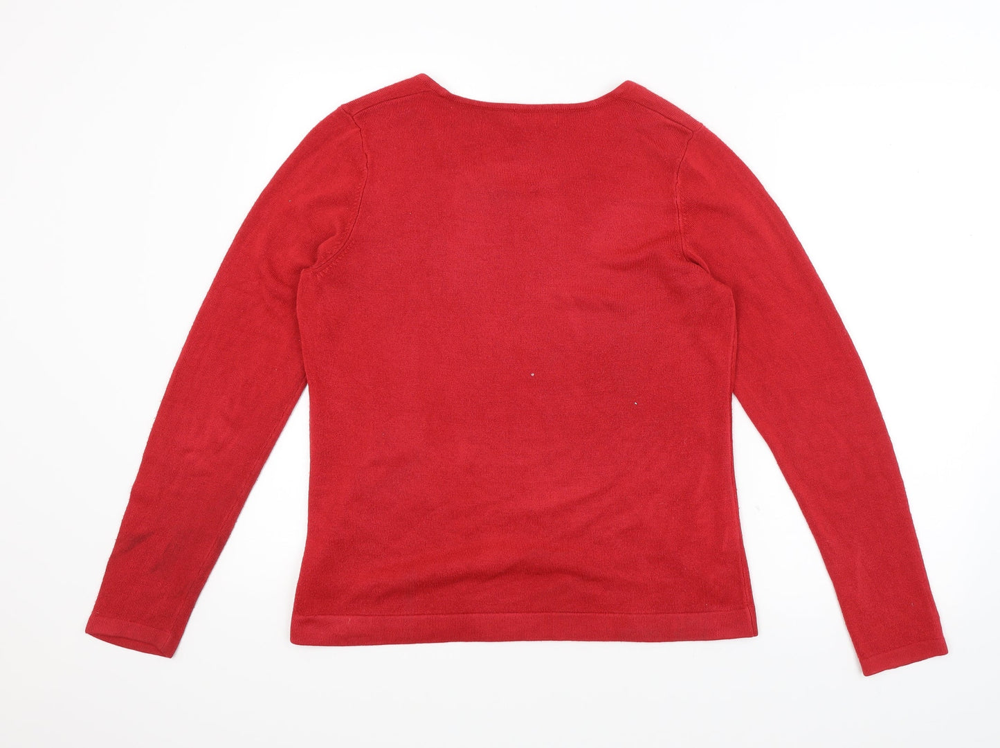 Papaya Classic Womens Red   Pullover Jumper Size 14