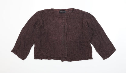 GreenHouse Womens Red   Cardigan Jumper Size 14  - Cropped