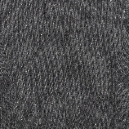 Eddy Taylor Woman Womens Grey Herringbone  Jacket Blazer Size 10