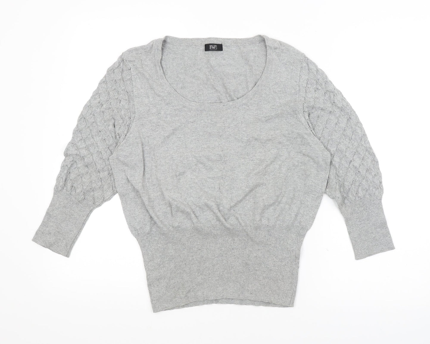 F&F Womens Grey   Pullover Jumper Size 16