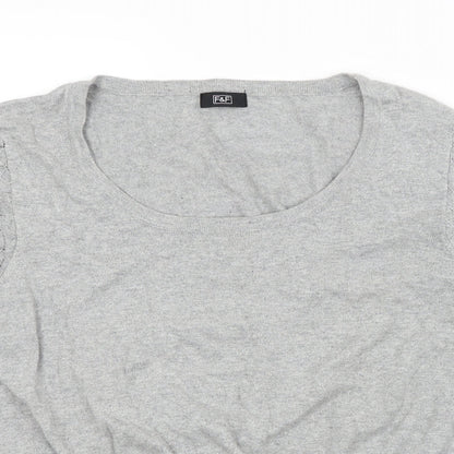 F&F Womens Grey   Pullover Jumper Size 16