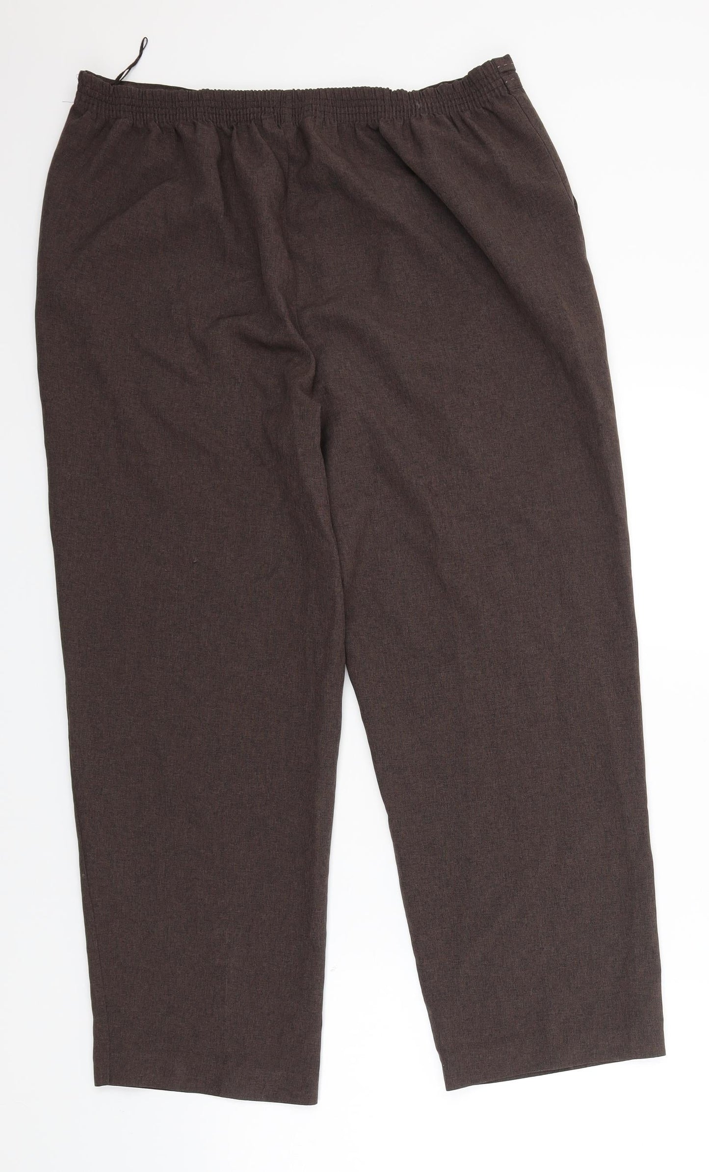 BM Collection Womens Brown   Trousers  Size 16 L25 in