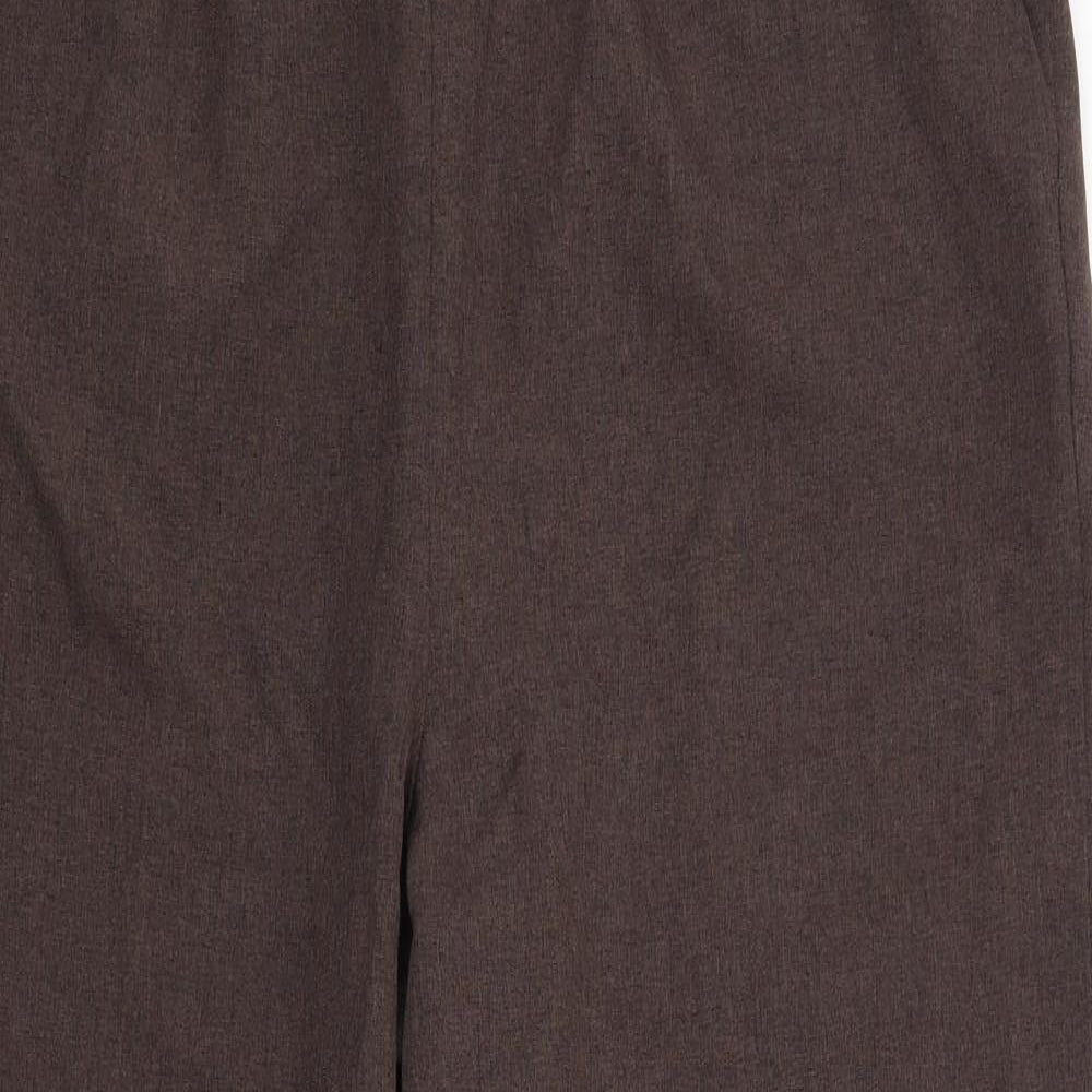 BM Collection Womens Brown   Trousers  Size 16 L25 in