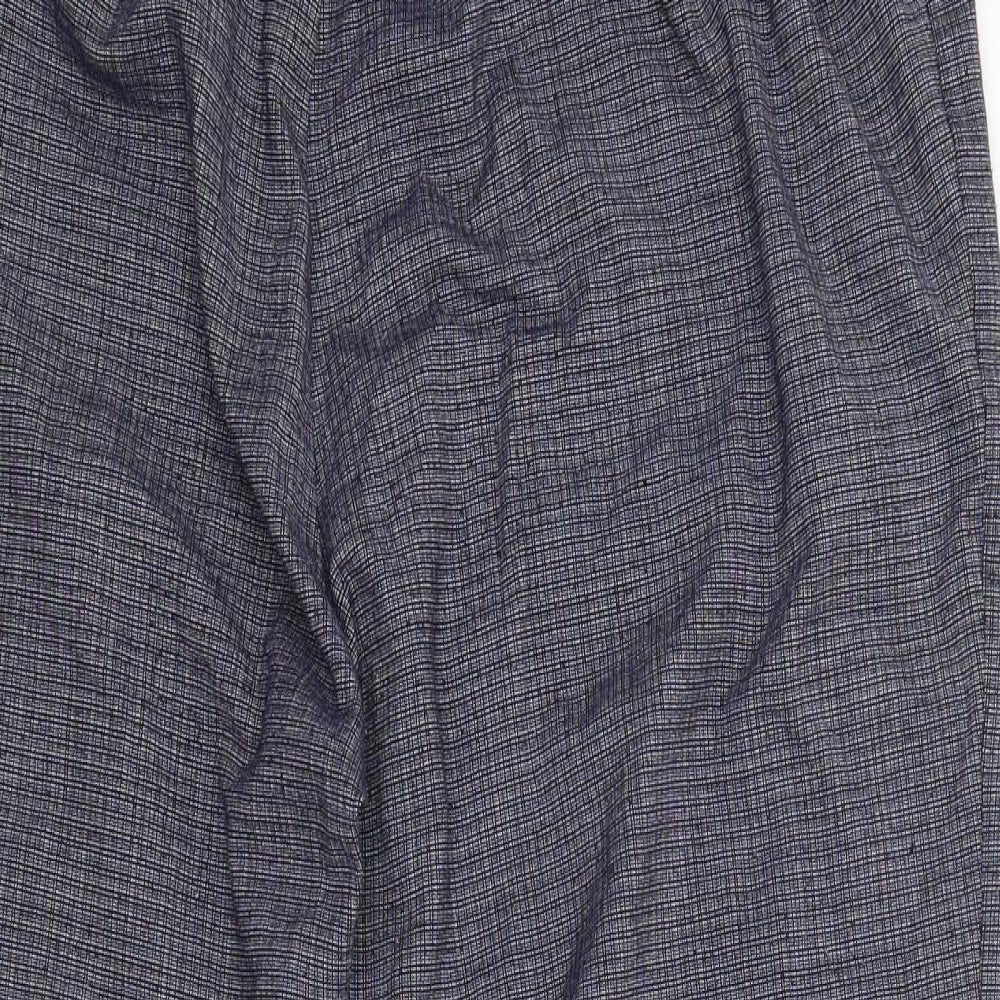 Womens UK Size 14 Marks & Spencer Regular Fit  Blue Trousers