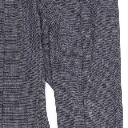 Womens UK Size 14 Marks & Spencer Regular Fit  Blue Trousers