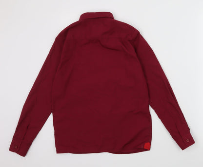 NYC GB Boys Red   Basic Button-Up Size 12 Years