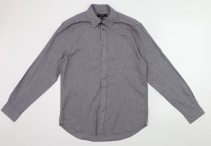 George Mens Grey    Button-Up Size 15.5