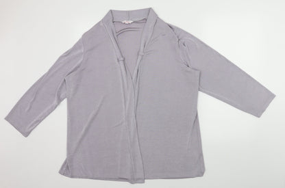 Julipa Womens Purple   Cardigan Jumper Size M
