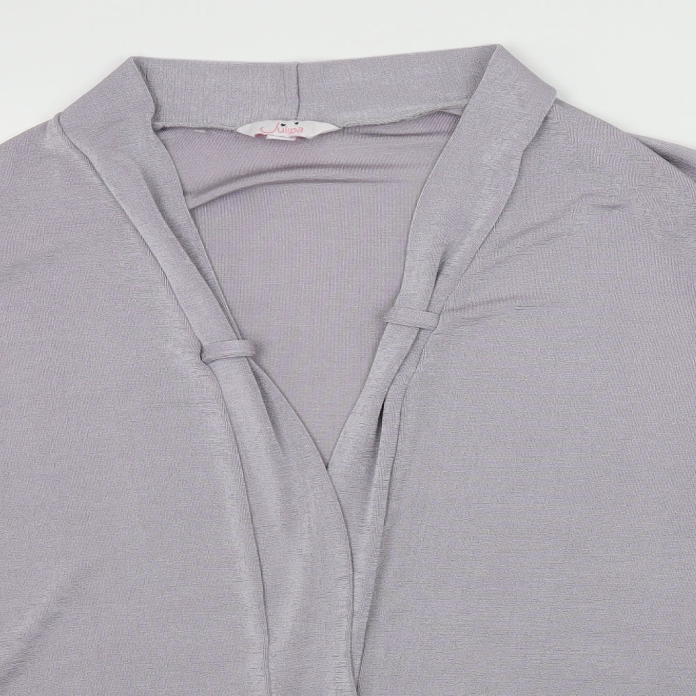 Julipa Womens Purple   Cardigan Jumper Size M