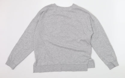 Time To Dream Girls Grey Solid  Top Pyjama Top Size 8-9 Years  - Love