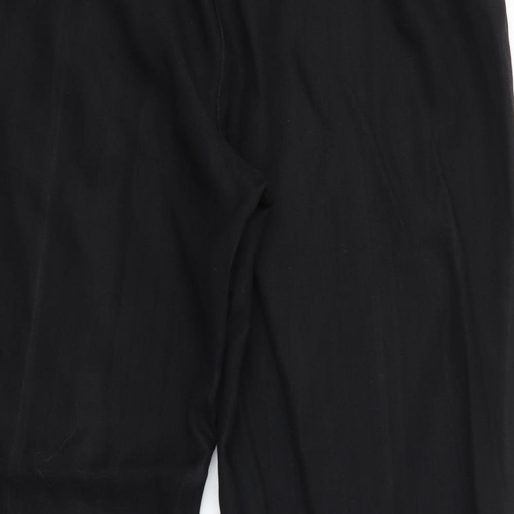 M&S Womens Black   Trousers  Size 16 L26 in