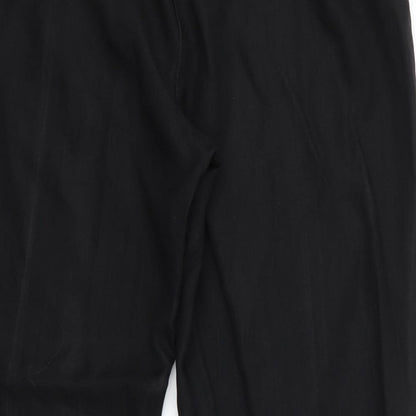 M&S Womens Black   Trousers  Size 16 L26 in