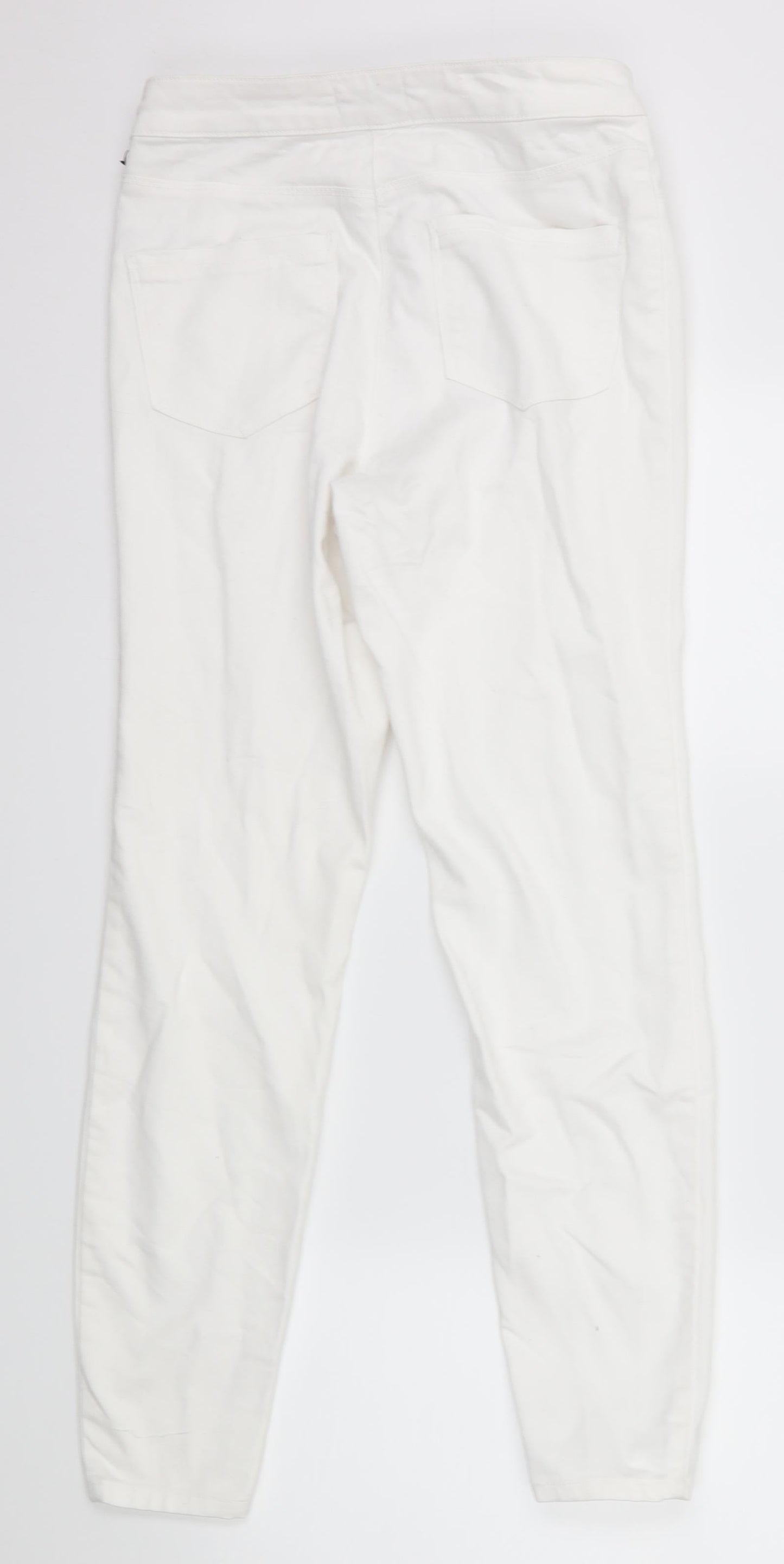 Demin Co Womens White   Straight Jeans Size 8
